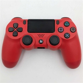 Playstation 4 - Dual Shock 4 Wireless Controller - Magma Red - PS4 Tilbehør (B Grade) (Genbrug)